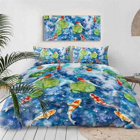 Image of Carp Comforter Set - Beddingify