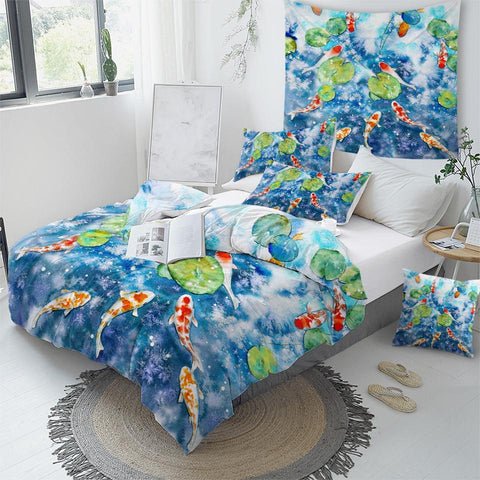 Image of Carp Comforter Set - Beddingify