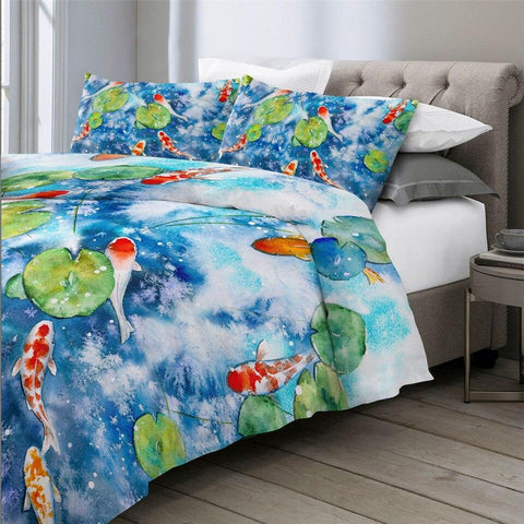 Image of Carp Comforter Set - Beddingify