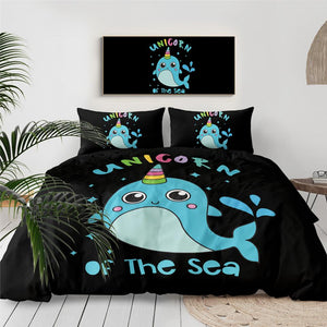 Unicorn In The Sea Comforter Set - Beddingify