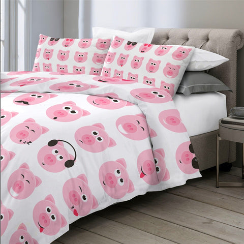 Image of Pig Pink Bedding Set - Beddingify