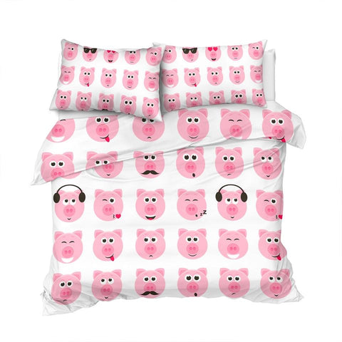 Image of Pig Pink Comforter Set - Beddingify