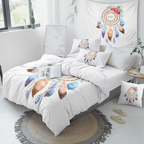 Image of Ethnic Dreamcatcher Comforter Set - Beddingify