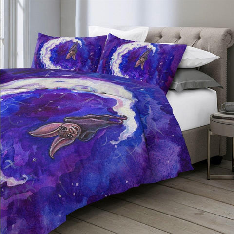 Image of Hanging Bat Comforter Set - Beddingify