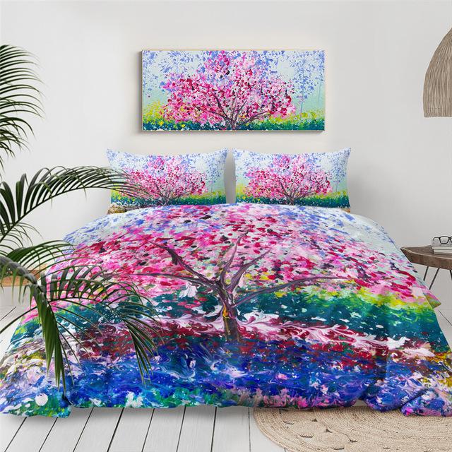 Cherry Blossoms Comforter Set - Beddingify