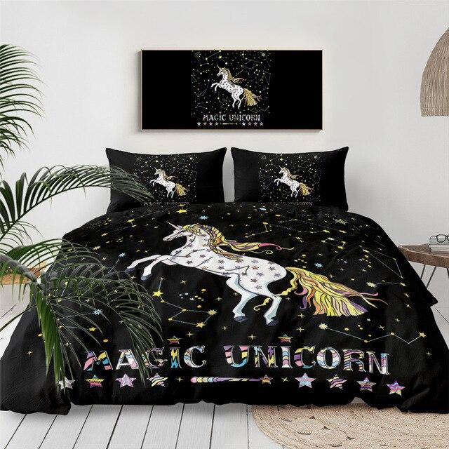 Zodiac Magic Unicorn Comforter Set - Beddingify
