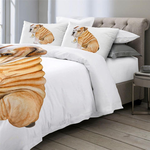 Image of Funny Pug Comforter Set - Beddingify