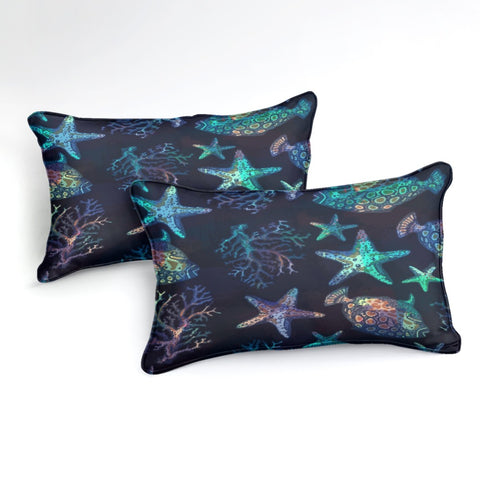 Image of Glowing Marine Life Bedding Set - Beddingify