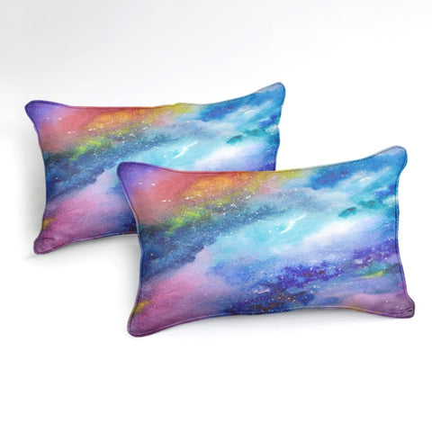 Image of Colorful Galaxy Bedding Set - Beddingify