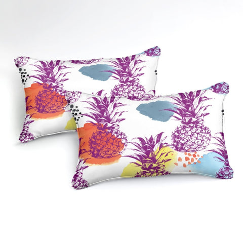 Image of Purple Pineapple Bedding Set - Beddingify