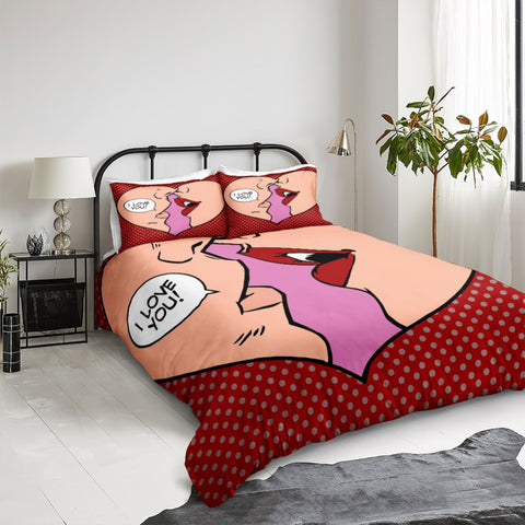 Image of Love Heart Bedding Set - Beddingify