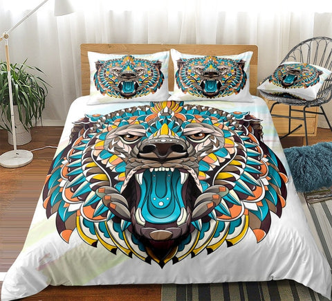 Image of African Indian Bear Bedding Set - Beddingify