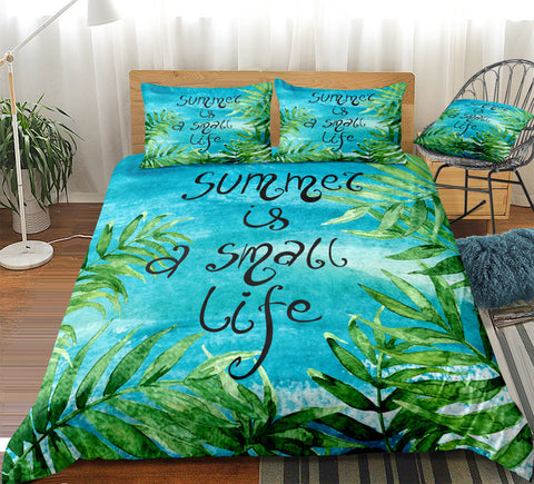 Image of Tropical Palm Leaf Bedding Set - Beddingify
