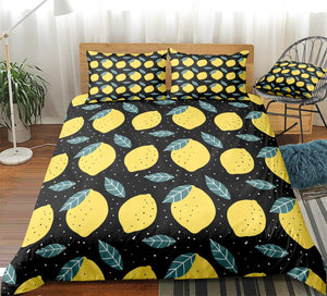 Fruits Lemons Bedding Set - Beddingify