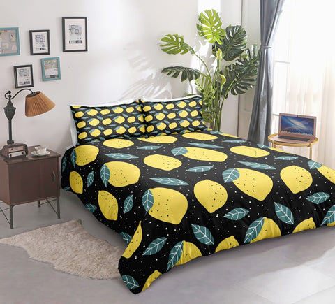 Image of Fruits Lemons Bedding Set - Beddingify