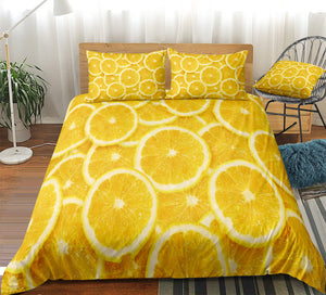 Lemons Fruits Bedding Set - Beddingify