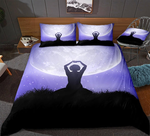 Image of Galaxy Yoga Bedding Set - Beddingify