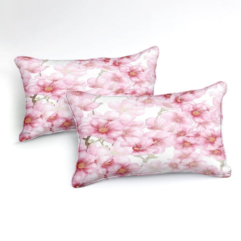 Image of Cherry Flowers Bedding Set - Beddingify
