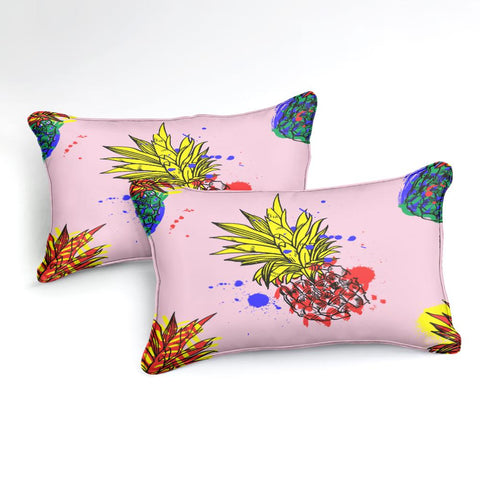 Image of Pink Pineapple Bedding Set - Beddingify