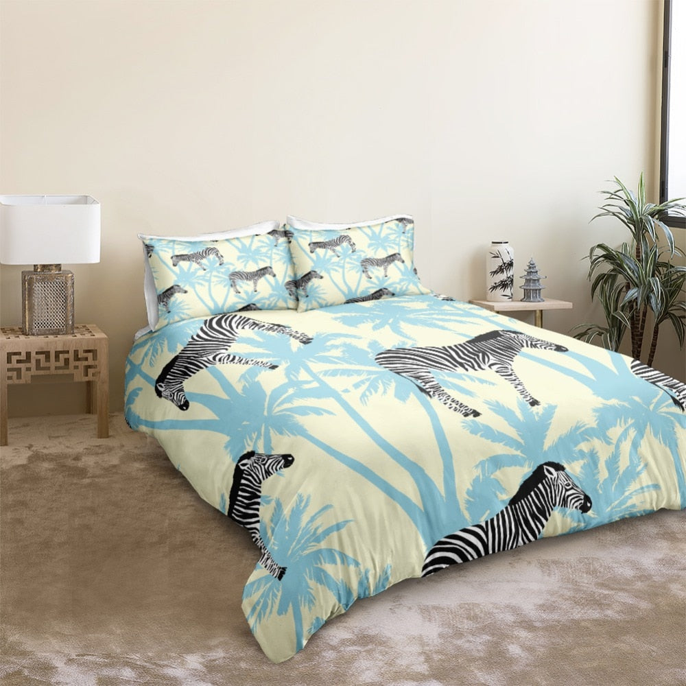 Coconut Zebra Bedding Set - Beddingify