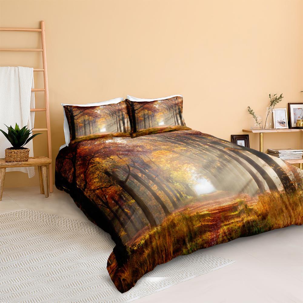 Autumn Forest Comforter Set - Beddingify