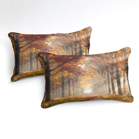 Image of Autumn Forest Comforter Set - Beddingify