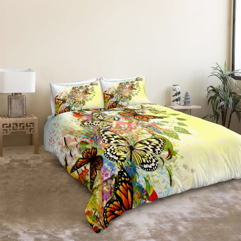 Image of Boho Butterfly Bedding Set - Beddingify