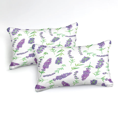 Image of Purple Flowers Bedding Set - Beddingify