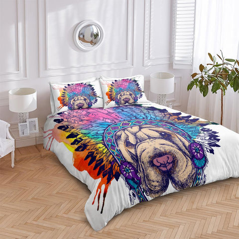 Image of Kid Dog Comforter Set - Beddingify