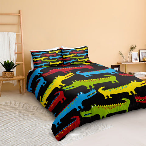 Image of Kids Crocodile Bedding Set - Beddingify