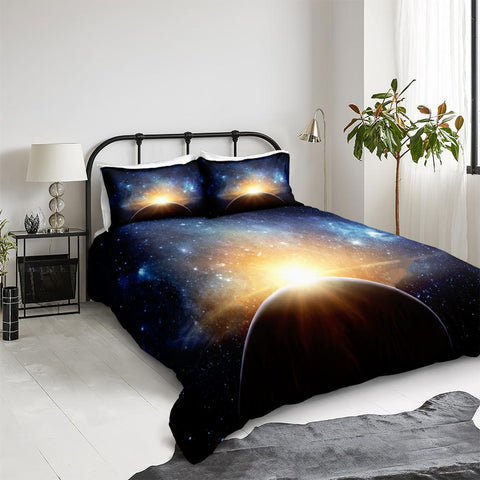 Image of Earth Galaxy Bedding Set - Beddingify