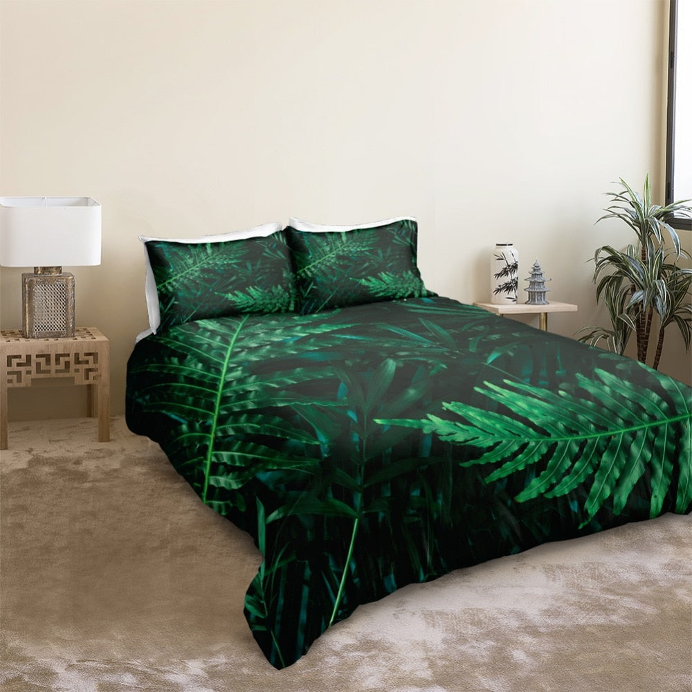 Green Leaf Bedding Set - Beddingify