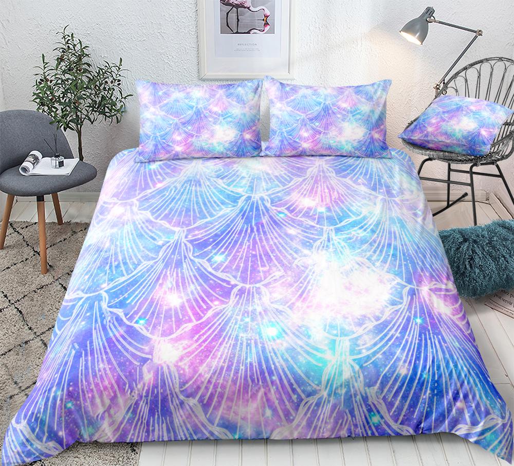 Purple Galaxy Bedding Set - Beddingify