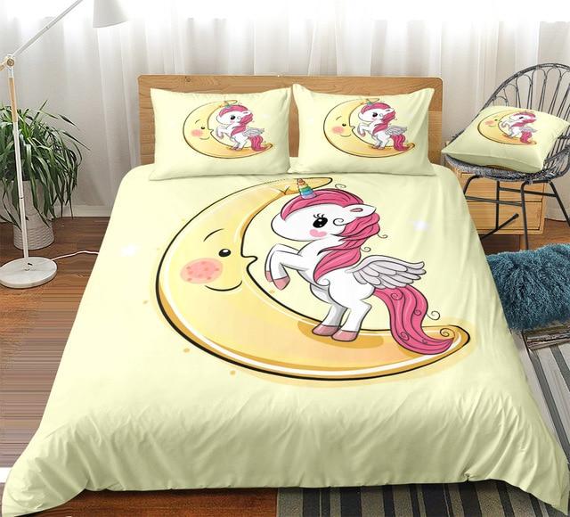 Unicorn Moon Comforter Set - Beddingify