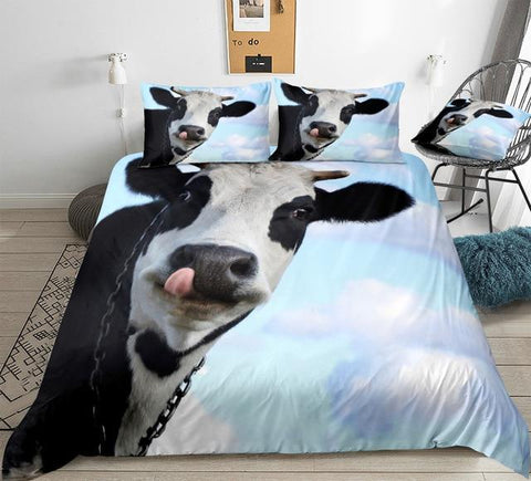 Image of Cow Comforter Set - Beddingify