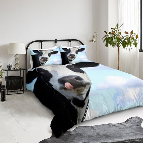 Image of Cow Comforter Set - Beddingify