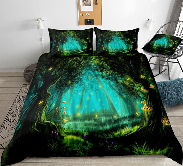 Forest Night Comforter Set - Beddingify