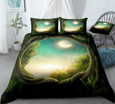 Image of Forest Moon Bedding Set - Beddingify