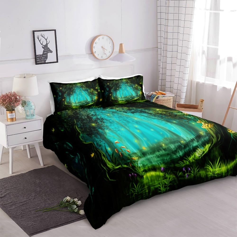 Forest Night Comforter Set - Beddingify