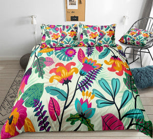 Floral Art Bedding Set - Beddingify
