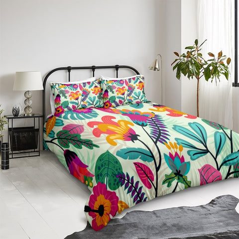 Image of Floral Art Bedding Set - Beddingify