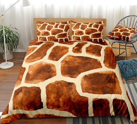 Image of Giraffe Skin Bedding Set - Beddingify