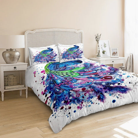 Image of Peacock Bedding Set - Beddingify