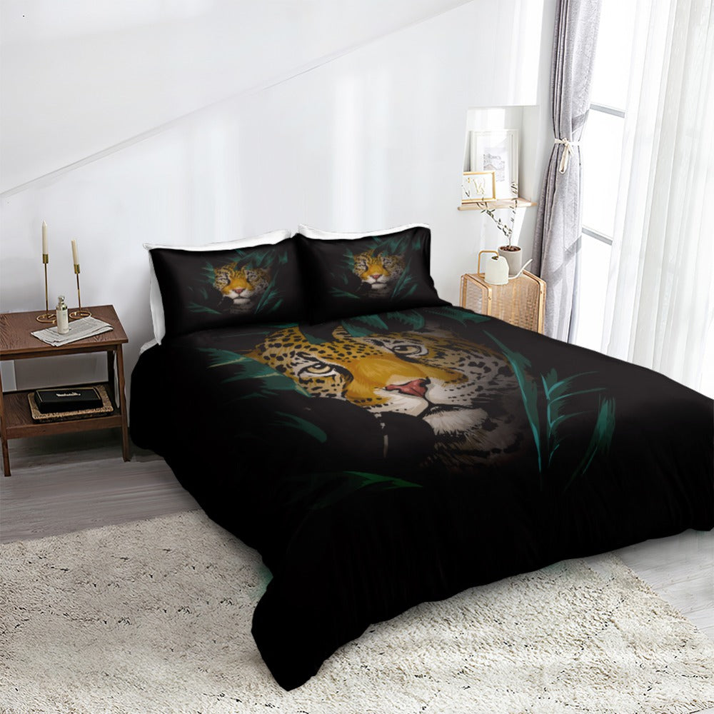 Dark Tiger Bedding Set - Beddingify