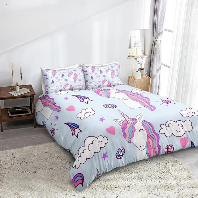 Cloud Unicorn Bedding Set - Beddingify