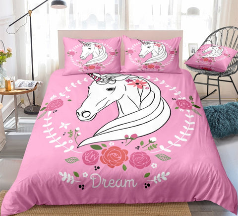 Image of Pink Unicorn Dream Bedding Set - Beddingify