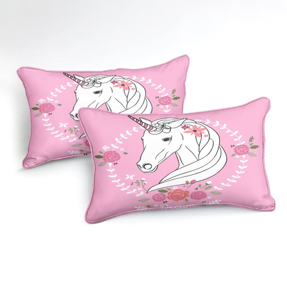 Pink Unicorn Dream Bedding Set - Beddingify