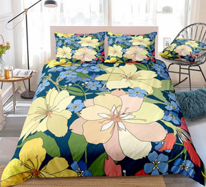 Colorful Flowers Bedding Set - Beddingify