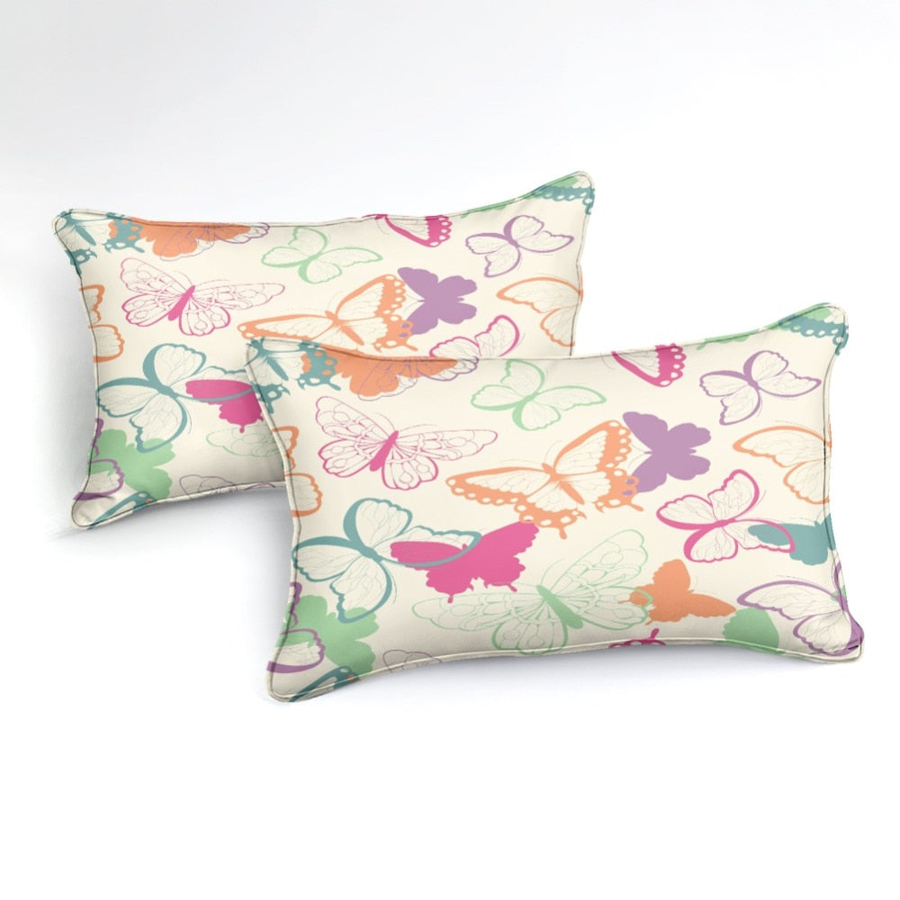 Colorful Butterfly Bedding Set - Beddingify