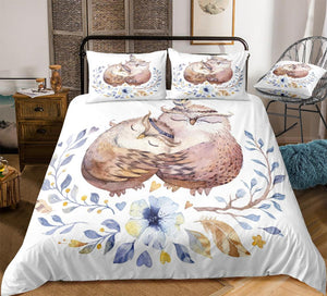 Lovely Owls Bedding Set For Kids - Beddingify